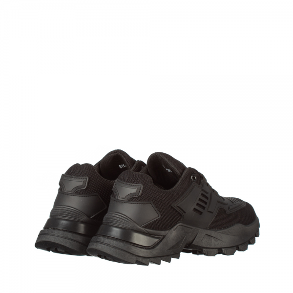 Παιδικά αθλητικά παπούτσια Mina μαύρα, 4 - Kalapod.gr